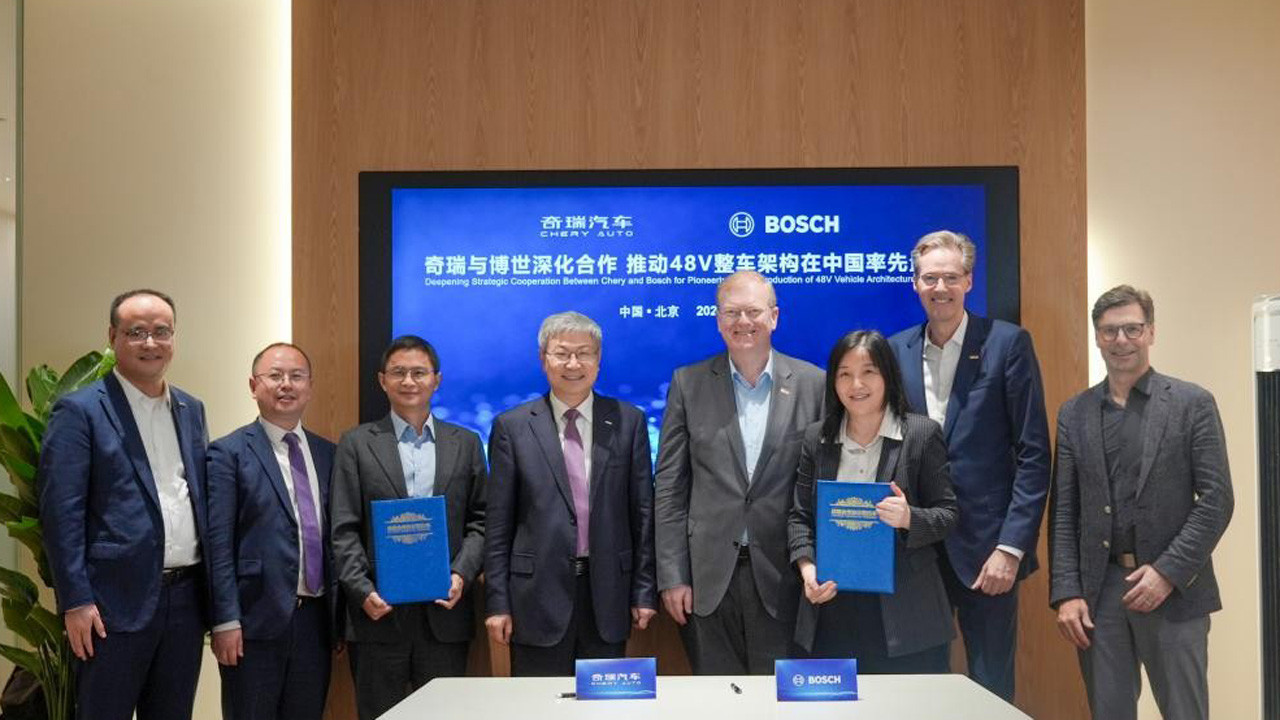 Chery ve Bosch 48V araç mimarisi için stratejik iş…