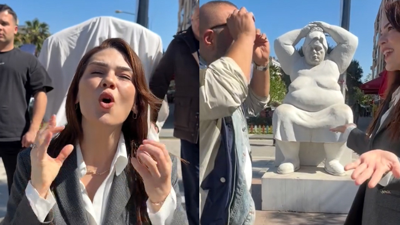 Gaziemir'in heykeline AK Partili isimden bomba gönderme