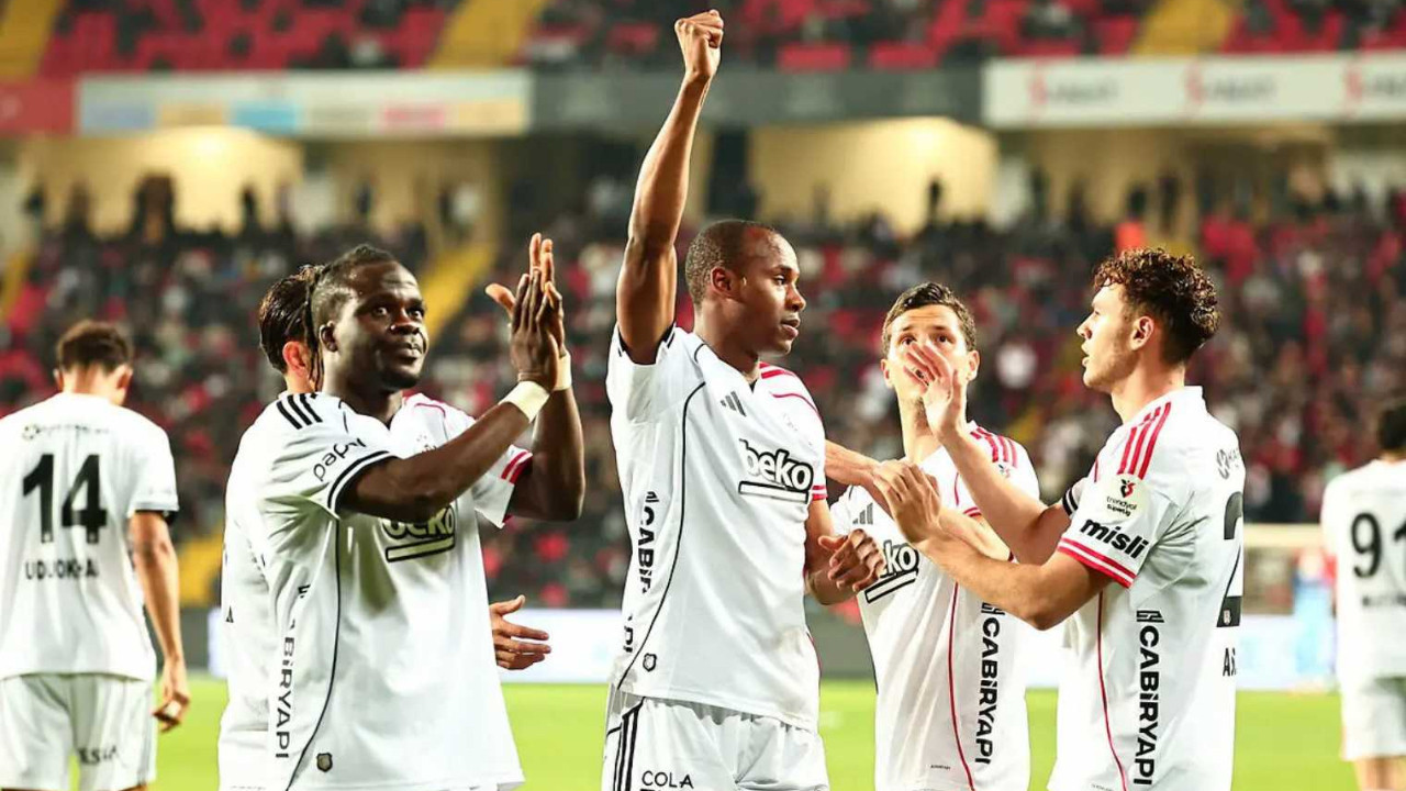 Beşiktaş deplasmanda Gaziantep FK'yı mağlup etti