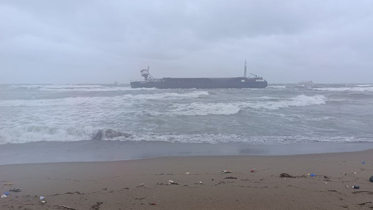 Sakarya'da kuru yük gemisi karaya oturdu