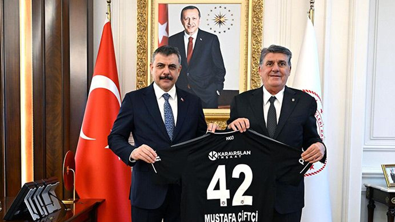Beşiktaş Kulübü Başkanı Serdal Adalı, İçişleri Bakanı Çiftçi'yi ziyaret etti