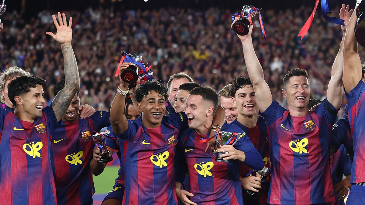 Barcelona Real Madrid'i ilk yarıda attığı gollerle yendi şampiyonluğunu ilan etti