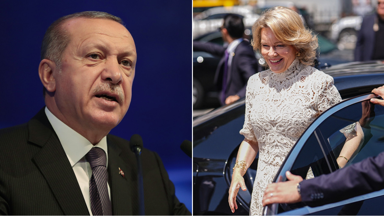 Cumhurbaşkanı Erdoğan'ın Belçika kraliçesi ile görüşmesine ilişkin açıklama