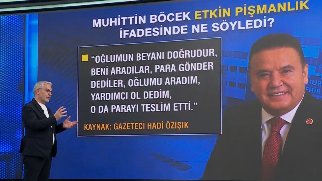 Hadi Özışık'tan bomba kulis! "Muhittin Böcek, 'oğlumun beyanı doğrudur' dedi"