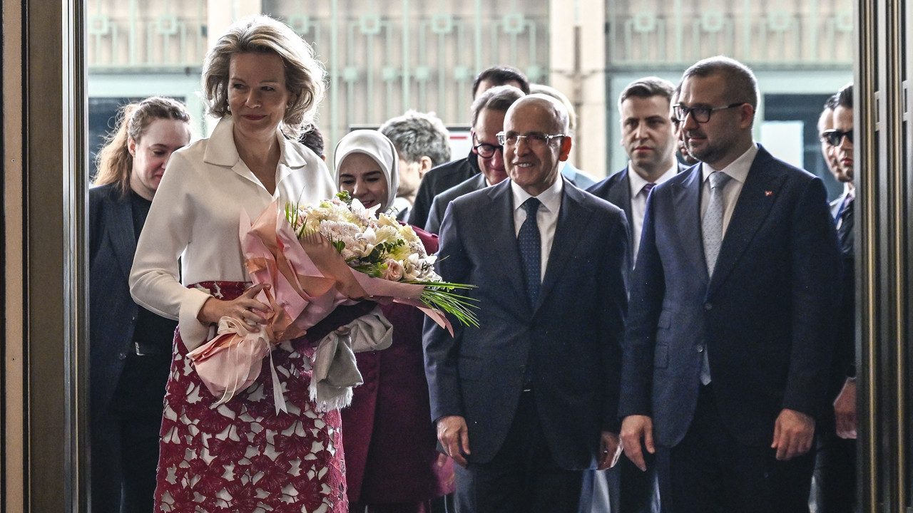 Belçika Kraliçesi Mathilde, TCMB İstanbul Finans Merkezi Yerleşkesi'ni ziyaret etti