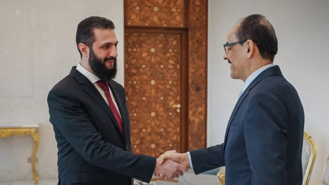İbrahim Kalın, Suriye Cumhurbaşkanı Ahmed El-Şara ile görüştü
