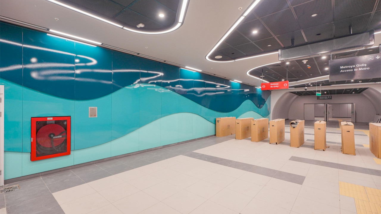 Süre artık 30 dakika! Halkalı - İstanbul Havalimanı metro hattına bakın!