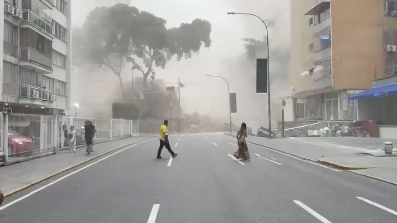 Venezuela deprem görüntüsü korkunç! Bir şehiri yok etti havalimanı çöktü