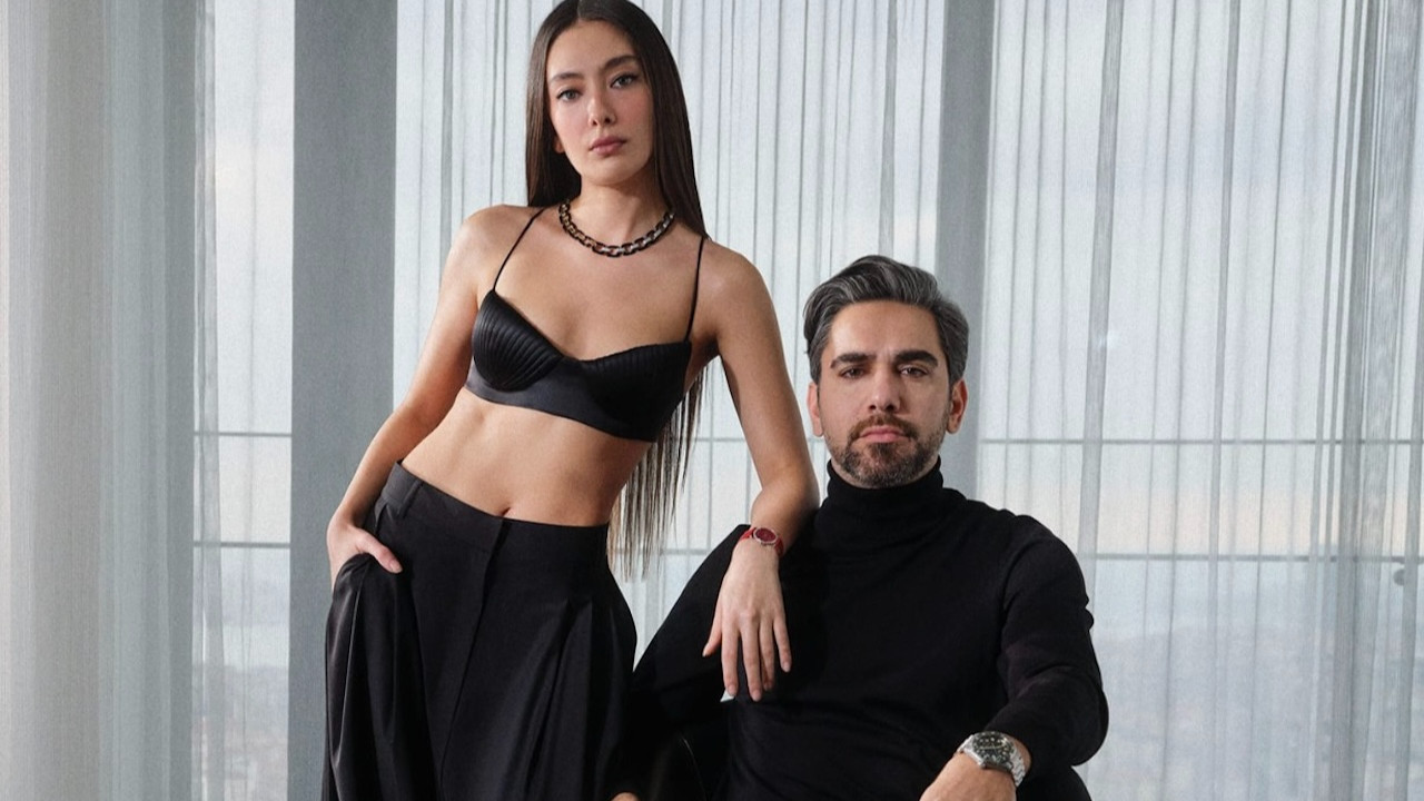 Neslihan Atagül ve Kadir Doğulu'dan çocukları ile aile pozu