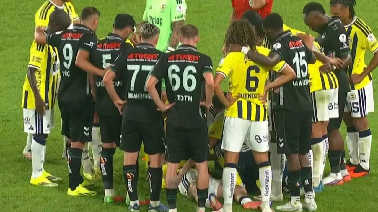 Yürekler ağza geldi! Kerem Aktürkoğlu yere yığıldı...