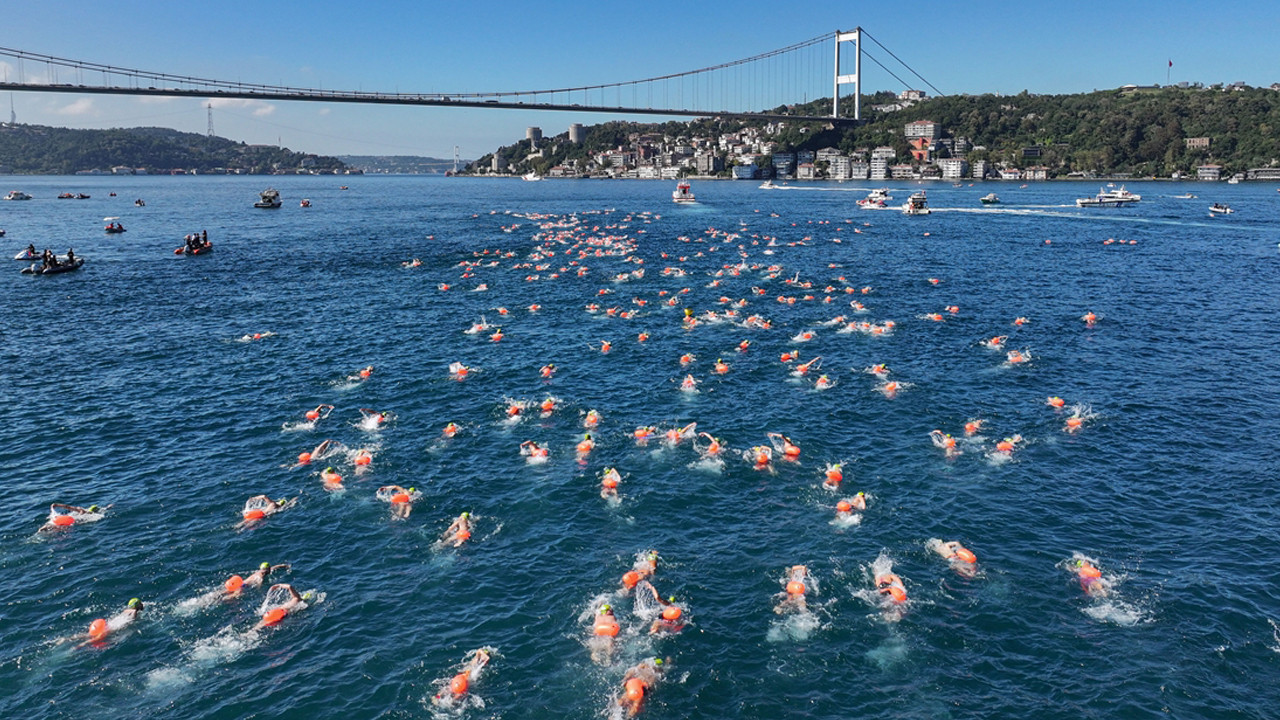 38. Boğaziçi Kıtalararası Yüzme Yarışı başladı