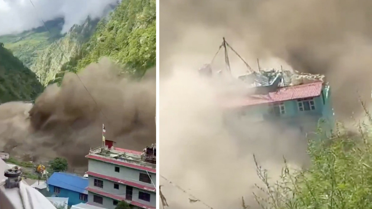 Nepal'deki sel felaketinde bilanço ağırlaşıyor!