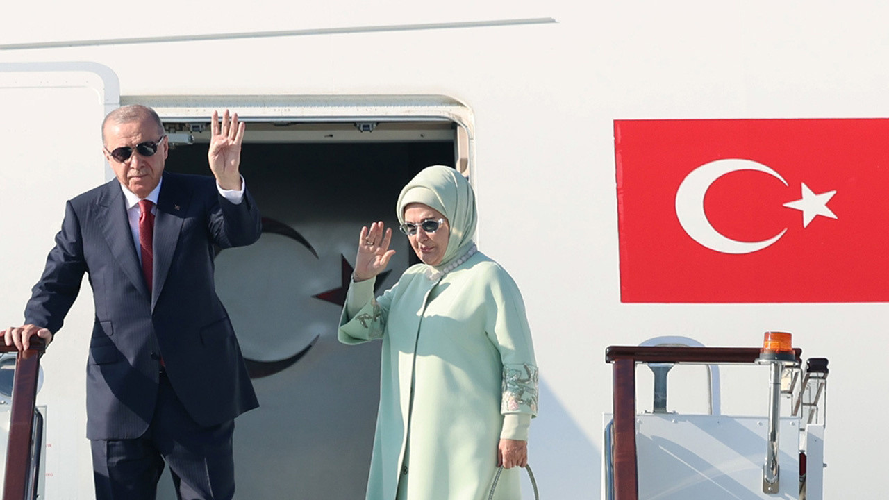 Cumhurbaşkanı Erdoğan Kırgızistan'a gitti