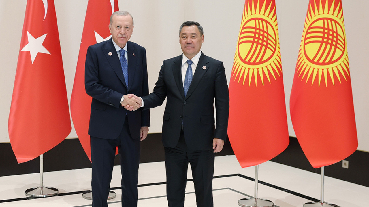 Erdoğan ve Caparov Bişkek'te görüştü! Görüşmenin detayları belli oldu