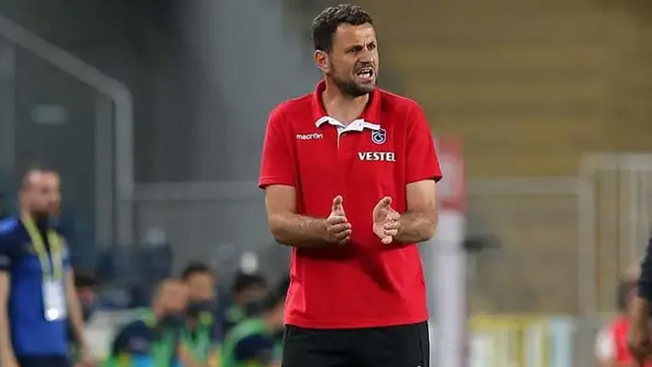 Trabzonspor'dan teknik direktör açıklaması!