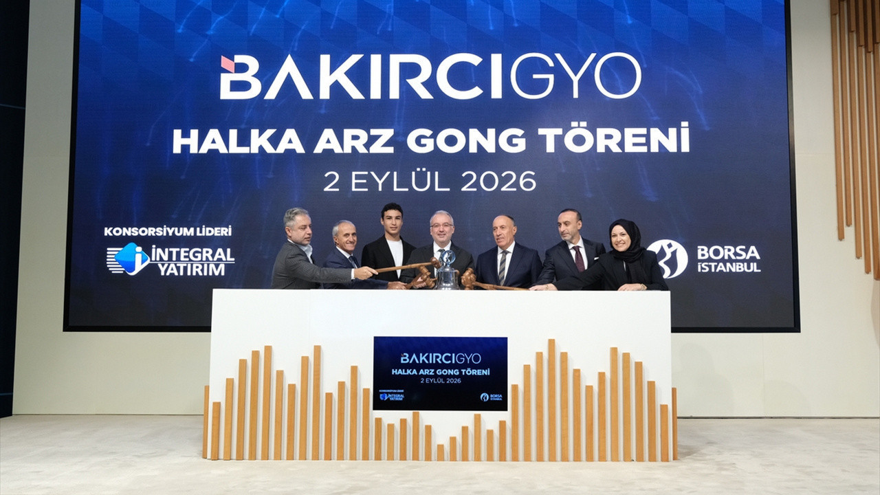 Borsa İstanbul'da gong Bakırcı GYO için çaldı