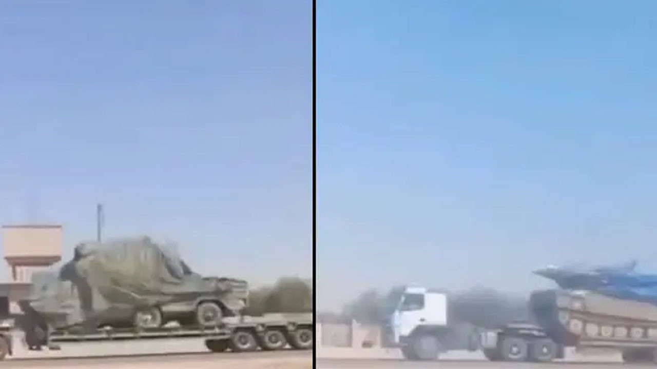 YPG'nin teslim ettiği silahlar Halep'e taşınıyor