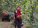 Ordu'nun Altınordu ilçesinde tarım aracı devrildi: Sürücü hayatını kaybetti.