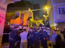 Beyoğlu'nda 4 katlı metruk bina çöktü
