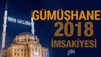 Gümüşhane İmsakiye 2018 Diyanet sahur imsak vakti iftar saatleri