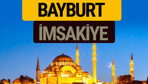 Bayburt İmsakiye 2018 iftar sahur imsak vakti ezan saati