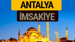 Antalya İmsakiye 2018 iftar sahur imsak vakti ezan saati