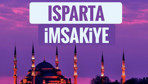 2018 İmsakiye Isparta- Sahur imsak vakti iftar ezan saatleri