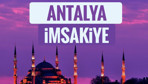 2018 İmsakiye Antalya- Sahur imsak vakti iftar ezan saatleri
