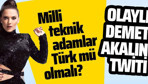 Demet Akalın'ın mİlli maç sonrası attığı olaylı twit'e vatandaş tepkisi!