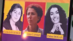 HDP'li vekiller Paris'te öldürülen 3 PKK'lı kadın için düzenlenen anma töreninde