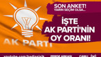 Son anket, yarın seçim olsa... İşte Ak Parti'nin oy oranı!