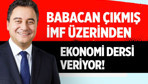 Babacan çıkmış IMF üzerinden ekonomi dersi veriyor!