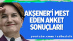 Meral Akşener'in yüzünü güldüren anket sonuçları!