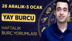 Yay haftalık burç yorumları  28 Aralık-3 Ocak ikili ilişkilere dikkat!