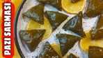 Zeytinyağlı pazı sarması nasıl yapılır enfes lezzet!