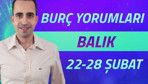 Balık 22-28 Şubat haftalık burç yorumları aşk hayatınız hareketli!