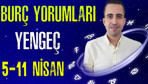 Yengeç 5-11 Nisan haftalık burç yorumları odağınız ikili ilişkiler!