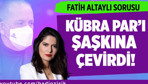 Fatih Altaylı sorusu Kübra Par'ı şaşkına çevirdi!