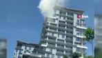 Kağıthane'de rezidansta yangın