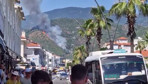Muğla'nın Marmaris ilçesinde yangın