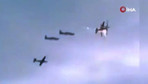 Eğitim uçuşunda facia! Savaş uçakları havada çarpıştı: 1 pilot öldü!