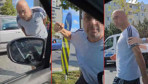 İstanbul'da maganda dehşeti kamerada! Doktora küfürler, aracına tekme ve yumruklar savurdu!
