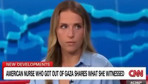 ABD'li hemşire CNN'de Gazze'de yaşadıklarını anlattı: Anında geri dönerim