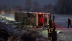 Kastamonu'da yolcu otobüsü devrildi! Çok sayıda ölü ve yaralı var! İşte ilk görüntüler...