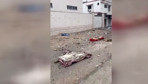 Gazze'de İsrail saldırısında öldürülen Filistinlilerin cansız bedenleri etrafa saçıldı