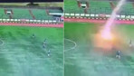 Maç sırasında üzerine yıldırım düştü! Futbolcunun feci ölümü kamerada
