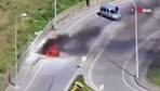 İstanbul'da otomobil alev topuna döndü!