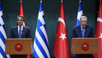 Cumhurbaşkanı Erdoğan, Yunanistan Başbakanı Miçotakis ile ortak basın toplantısında konuştu