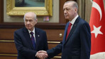 Cumhurbaşkanı Erdoğan ile MHP Lideri Bahçeli ile görüştü