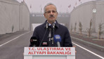 Ulaştırma ve Altyapı Bakanı Uraloğlu, Kahta-Narince-Siverek yolunun açılışında konuştu: